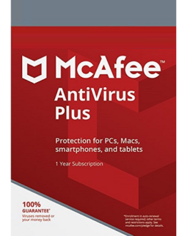 McAfee AntiVirus Plus – 10-Device / 1-Year